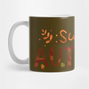 Sweet Autumn Season Happy Halloween Thanksgiving and Fall Color Lovers Mug